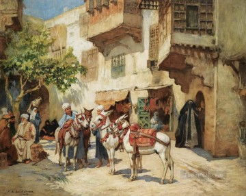 Mercado en el norte de África Frederick Arthur Bridgman Pinturas al óleo